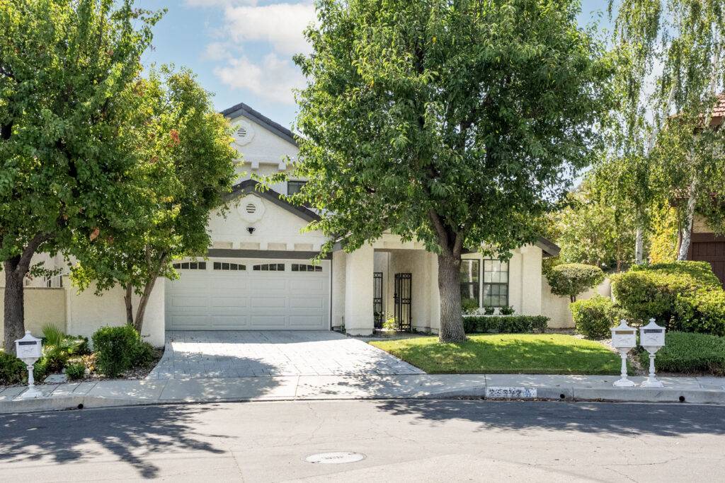 Front exterior of a five-bedroom Stevenson Ranch home listed at $1,400,000